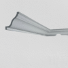 plain pu cornice 4 inch installed on ceiling edge in modern interior